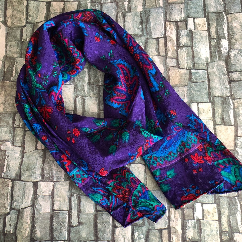 Floral Print Scarf